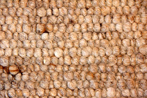 Neuseelandrückenwolle dick, hellbraun + weiß meliert