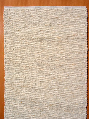Schafwollteppich Teppichgrundfarbe Nr. 205 creme natur