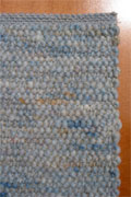 Schafwollteppich Design Nr. 206 natur, blau, Gelbtöne