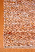 Schurwollteppich Design Nr. 227 - natur, rostbraun, gelb, Orangetöne